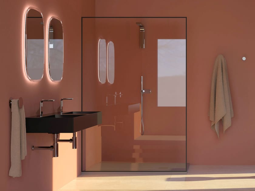 Керамическая двойная подвесная раковина Ceramica Flaminia AppLight ARCH-00120720