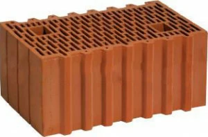 Керамический блок POROTHERM-51 14,32NF красный 510x250x219 ВИНЕРБЕРГЕР М-100 рифленый