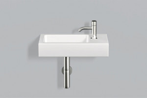 4290000401 Умывальник, wt.xs500h.l , белая, противомикробное Alape серия XS (Xplore.S)