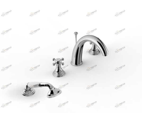 5501 GVX-070 Смеситель для ванны Zazzeri 5501GVX070