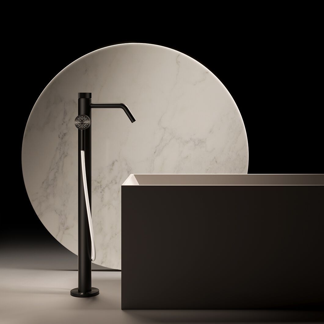 Однорычажный смеситель для ванны из нержавеющей стали Amphora катушка ARCH-00008225 - Вид №1