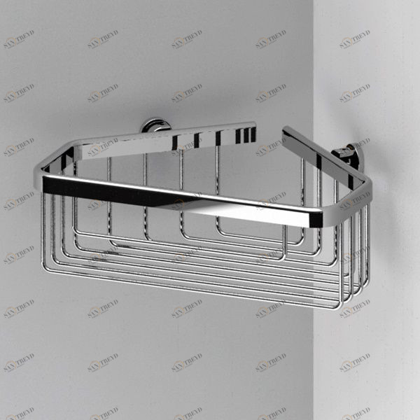 Sonia Полочка-решетка угловая глубокая навесная Wire Baskets Хром 145003