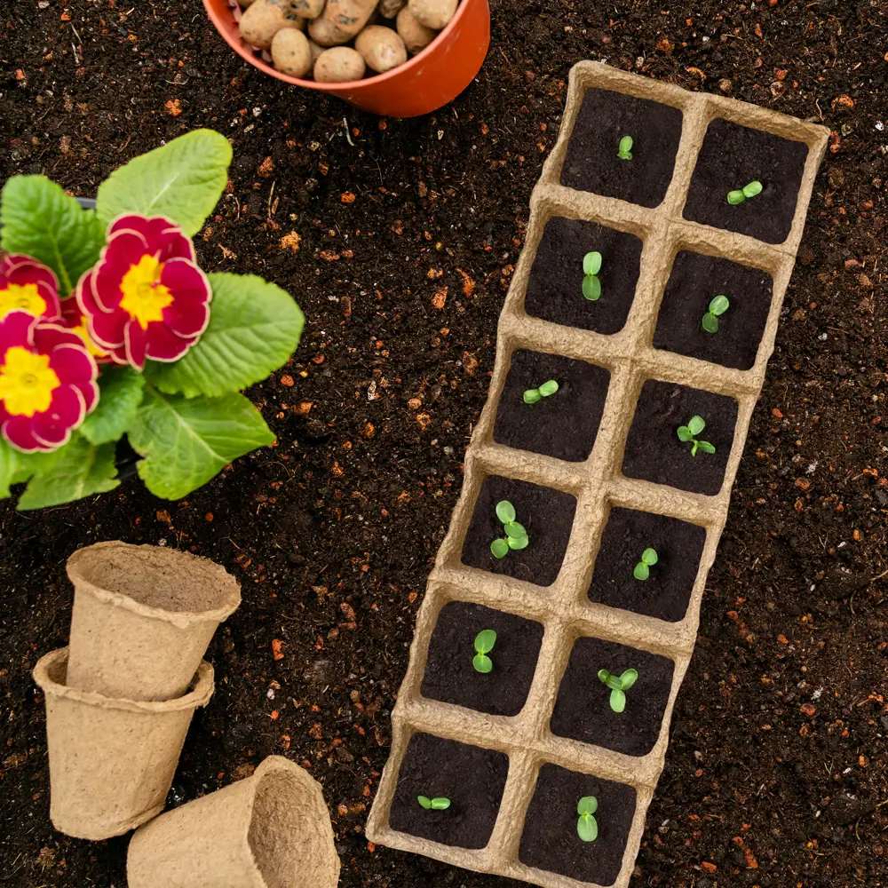 ГАЗОНCITY Торфяные горшки для рассады 36 шт — 100% приживаемость растений 89397539 STLM-1578818 - Вид №3