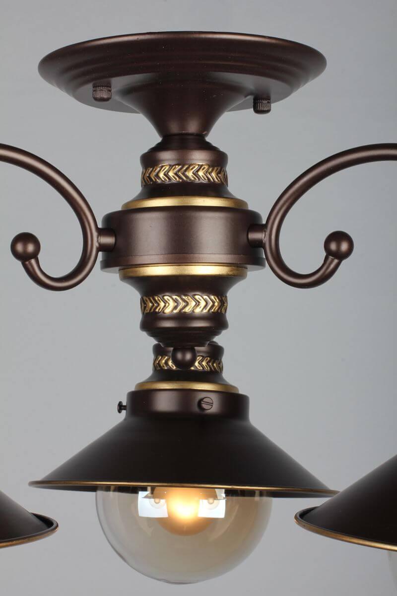 Потолочная люстра Omnilux OML-50407-03 OMNILUX OML-504 183132 Коричневый  - Вид №3