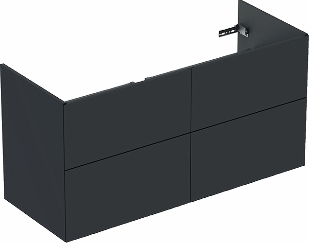 9751621111 IDO Elegant напольный шкаф для мебельной раковины с четырьмя ящиками, W = 1200 мм, белый - Вид №6