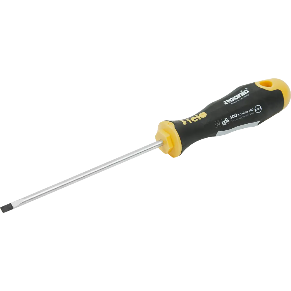 Прямая отвертка Felo SL3.5 с эргономичной рукояткой 85484763 STLM-1360741