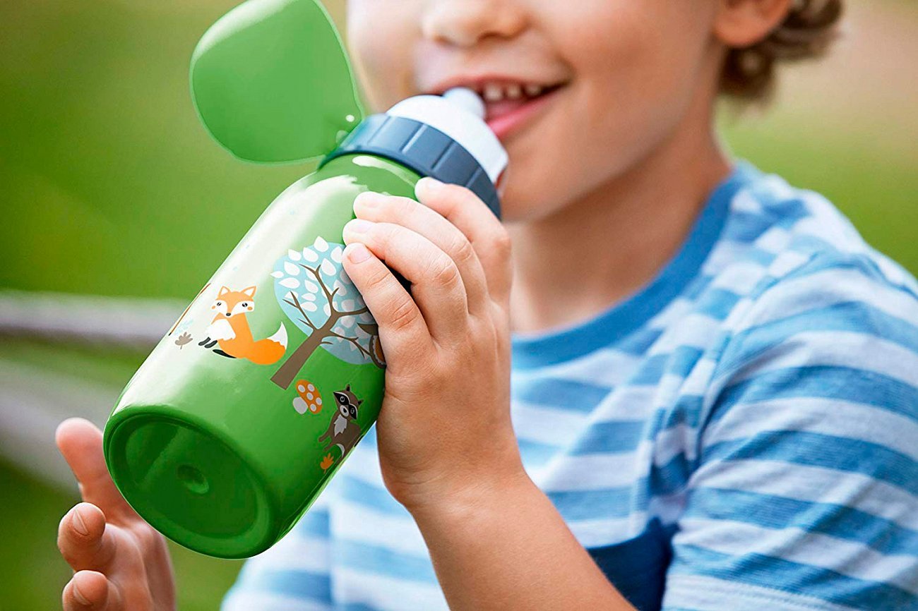 Термофляжка детская зеленая 0,35 л Iso2Go "Лес" EMSA ДИЗАЙНЕРСКИЕ 00-3951787 Зеленый  - Вид №4