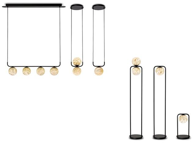 Alma light Настольная лампа из алебастра Tribeca 2800 - Вид №4