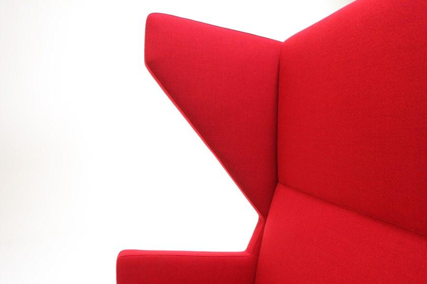 Ferrante Стул Wing из ткани с высокой спинкой Heard sun-id-1414266 - Вид №2