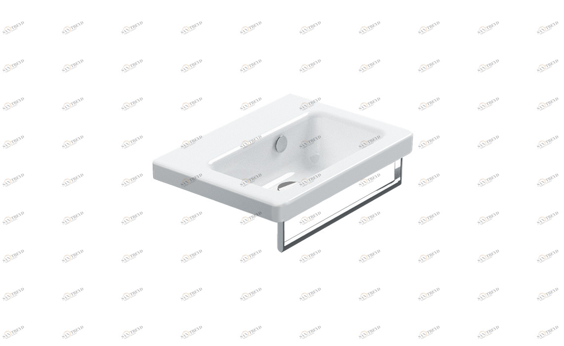 145LI00 Подвесная раковина настенная овальная CERAMICA CATALANO NEW LIGHT белая