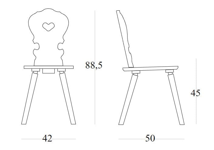 Деревянный стул SIPA Вена ARCH-00142894 - Вид №12