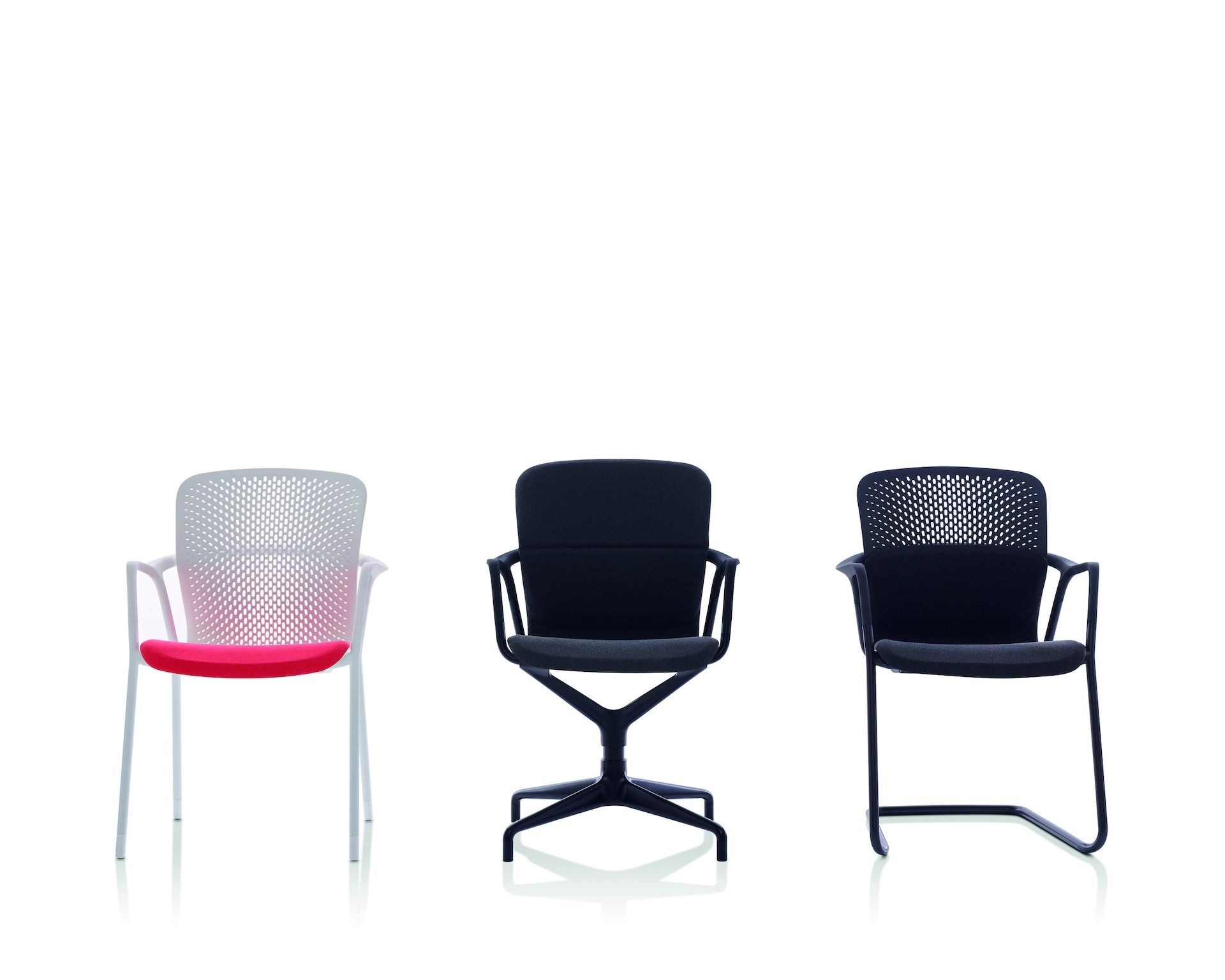 Мягкий консольный стул с подлокотниками Herman Miller Keyn ARCH-00065066 - Вид №15