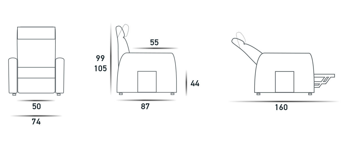 Кресло-Подъемник Lift-Relax 2 Motori  Spaziorelaxitalia  Siena Siena Lift-Relax 2 Motori  - Вид №4