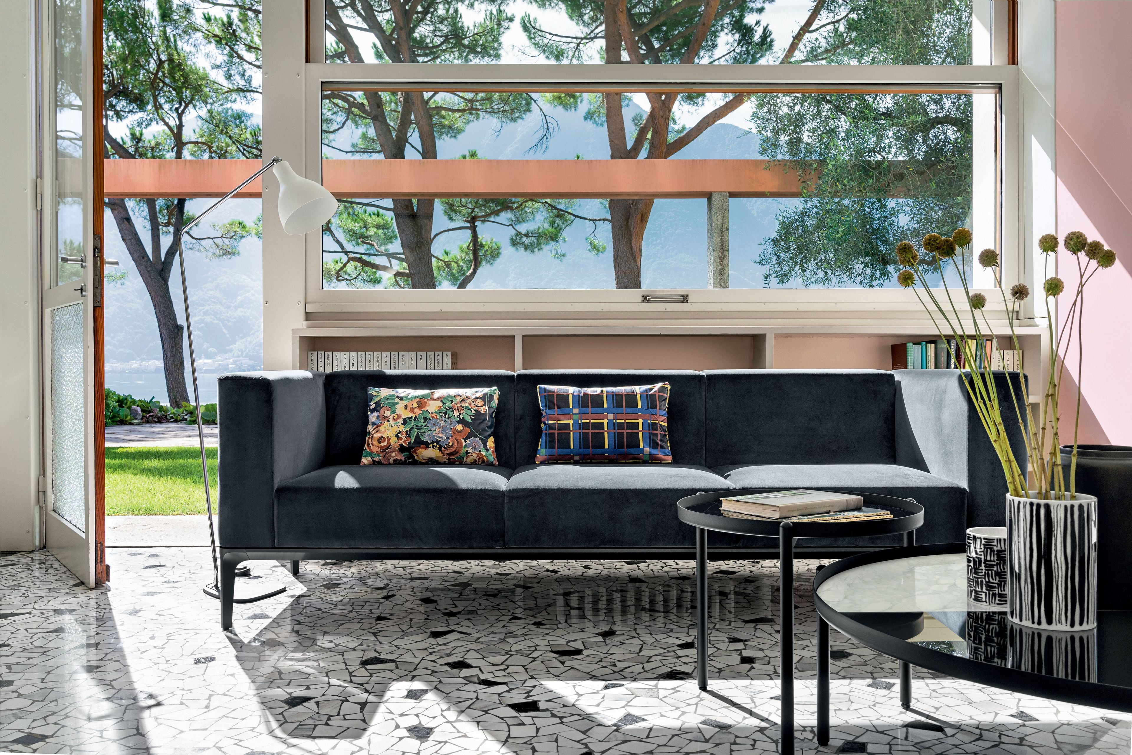 3-местный тканевый диван Sovet Italia тонкий ARCH-00106631 - Вид №4