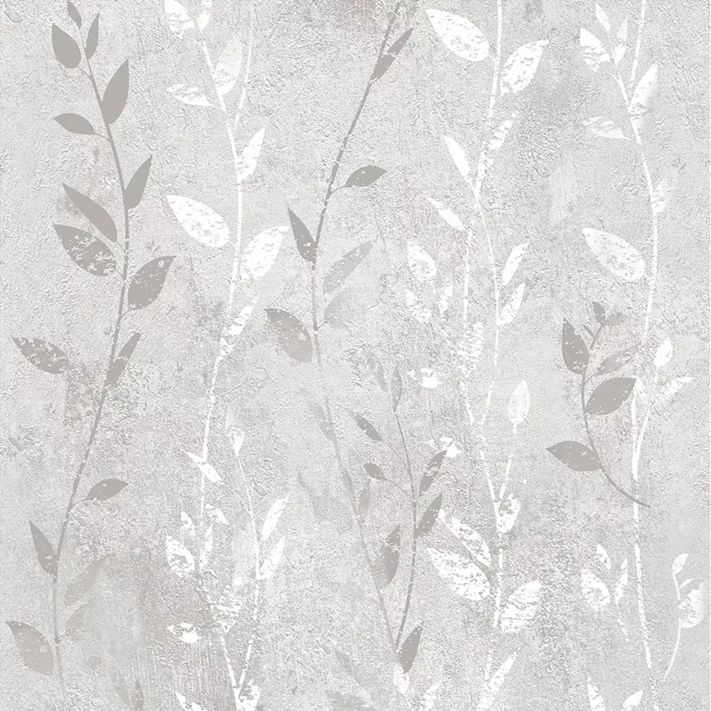 FINEBER Селена: серая ПВХ-панель с цветочным узором 87542895 STLM-0074382