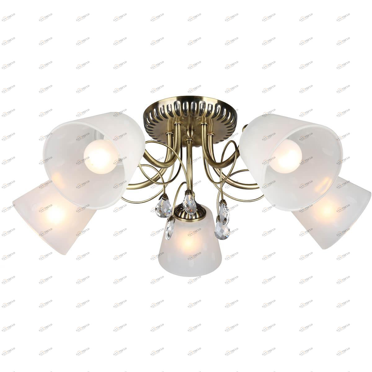 Потолочная люстра Omnilux Larone OML-54607-05 OMNILUX LARONE 184204 Белый 