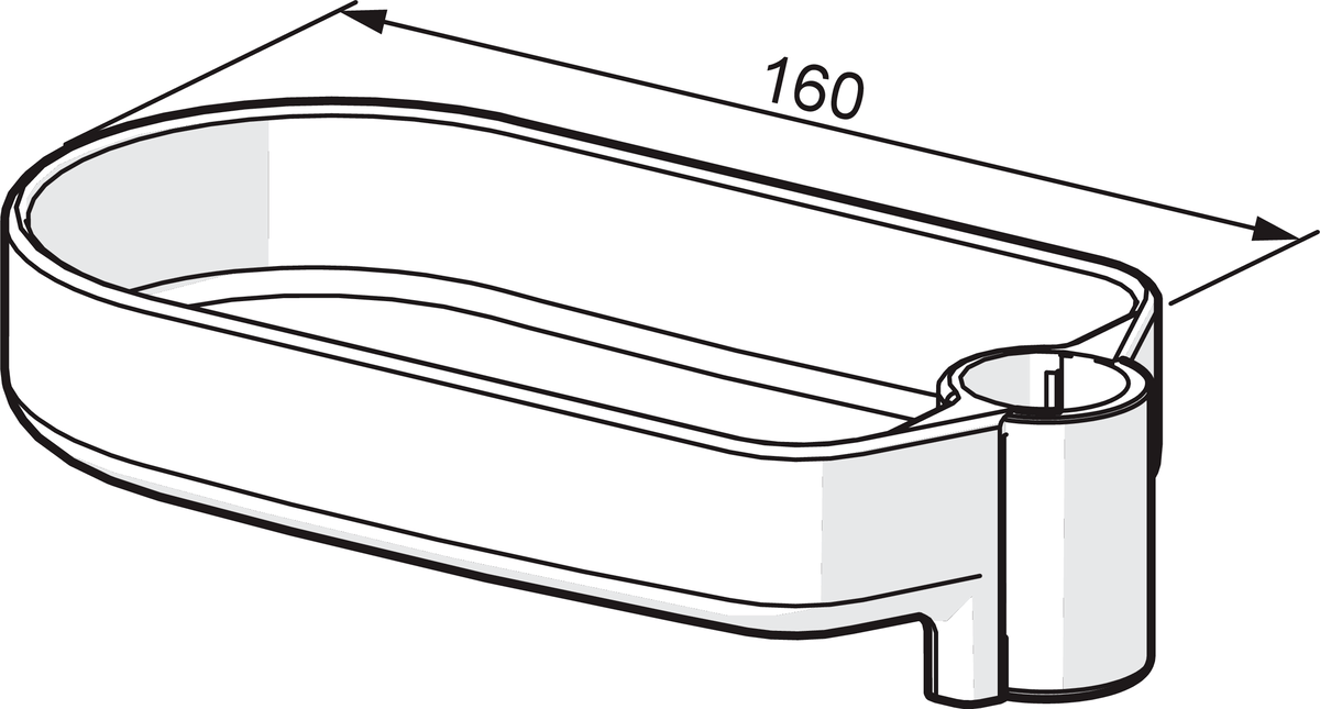 Oras 253003 Мыльница 253003  Прозрачный  - Вид №2