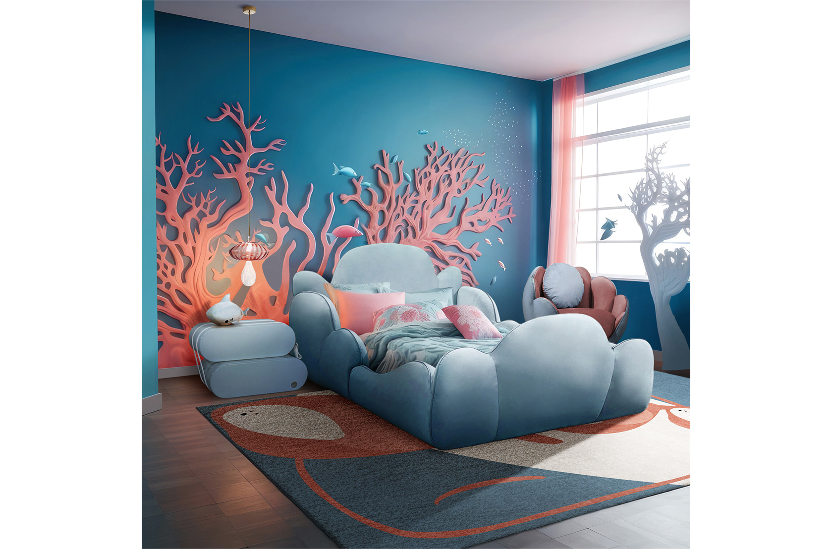 CIST360 Детские ковры Класс кита Circu  - Вид №2