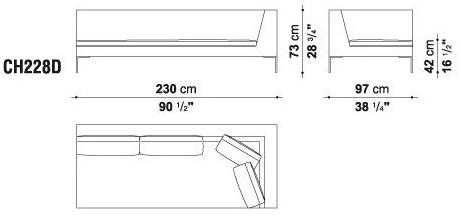 B&B Italia Модульный угловой диван из ткани Charles sun-id-1494315 - Вид №15