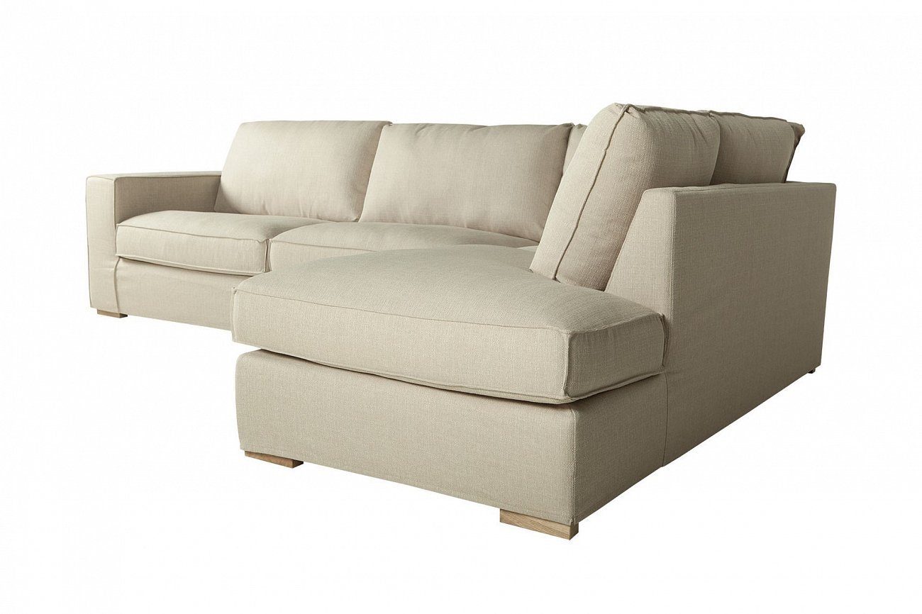 Диван трехместный угловой бежевый Abbe SITS ДИЗАЙНЕРСКИЕ, ABBE 191847 Серый  - Вид №3