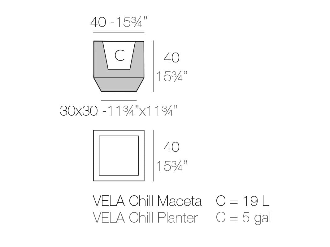 Сеялка из полиэтилена Vondom ARCH-00144361 - Вид №14
