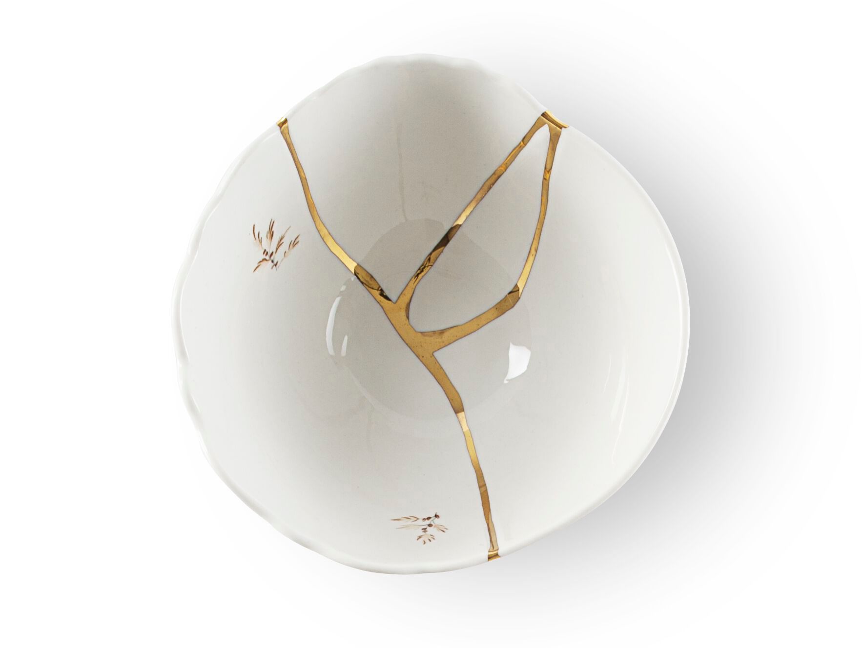 Фарфоровая и золотая чаша Seletti Kintsugi ARCH-00118335 - Вид №4