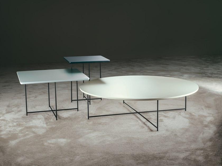 Круглый лакированный журнальный столик Unknown pleasures Santreyd sun-id-1436126 - Вид №1