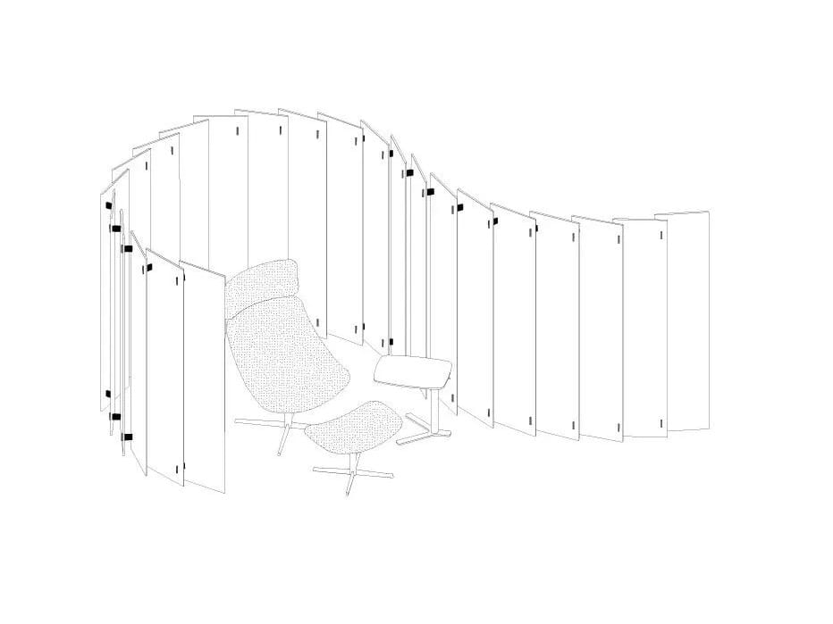 Деревянная перегородка Lapalma WOD ARCH-00000328 - Вид №3