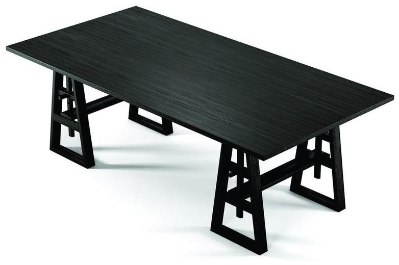 KARPENTER Прямоугольный деревянный стол Trestle sun-id-1480106 - Вид №2