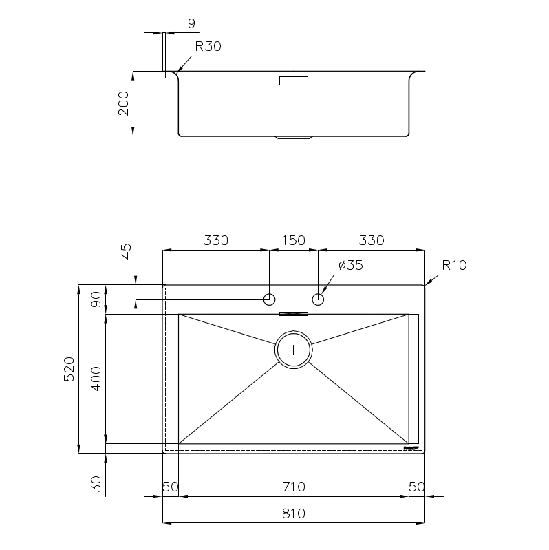 1412000 Мойка New Wave 1412000 Fosterspa  - Вид №1