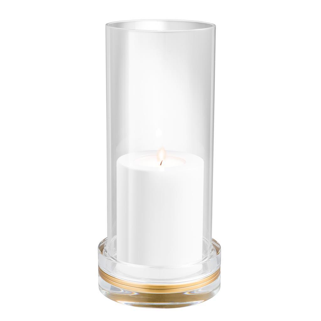 Подсвечник стеклянный прозрачно-золотой Henderson от Eichholtz EICHHOLTZ EICHHOLTZ 060376 Золото;прозрачный  - Вид №1