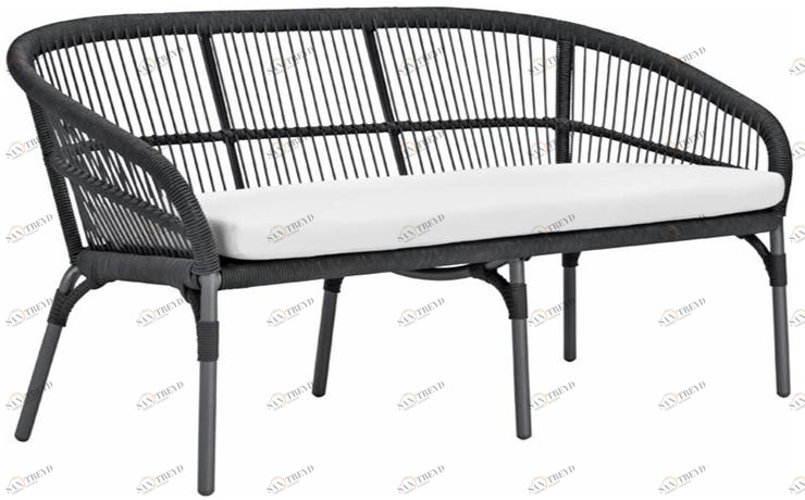 JANUS et Cie 2-местный садовый диван из полипропилена Nexus sun-id-1374485