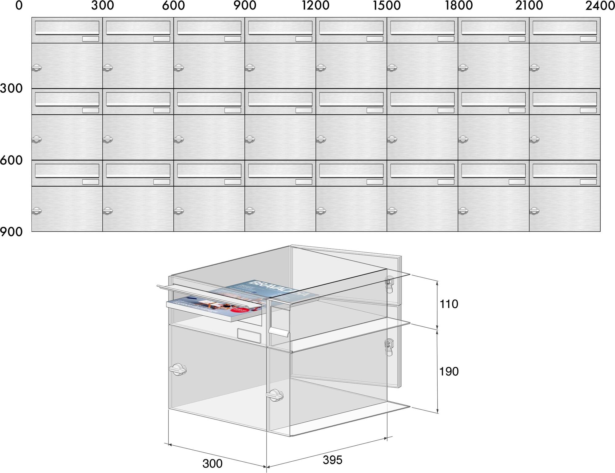 RAVASI Почтовый ящик для улицы Esterni sun-id-1407454 - Вид №2