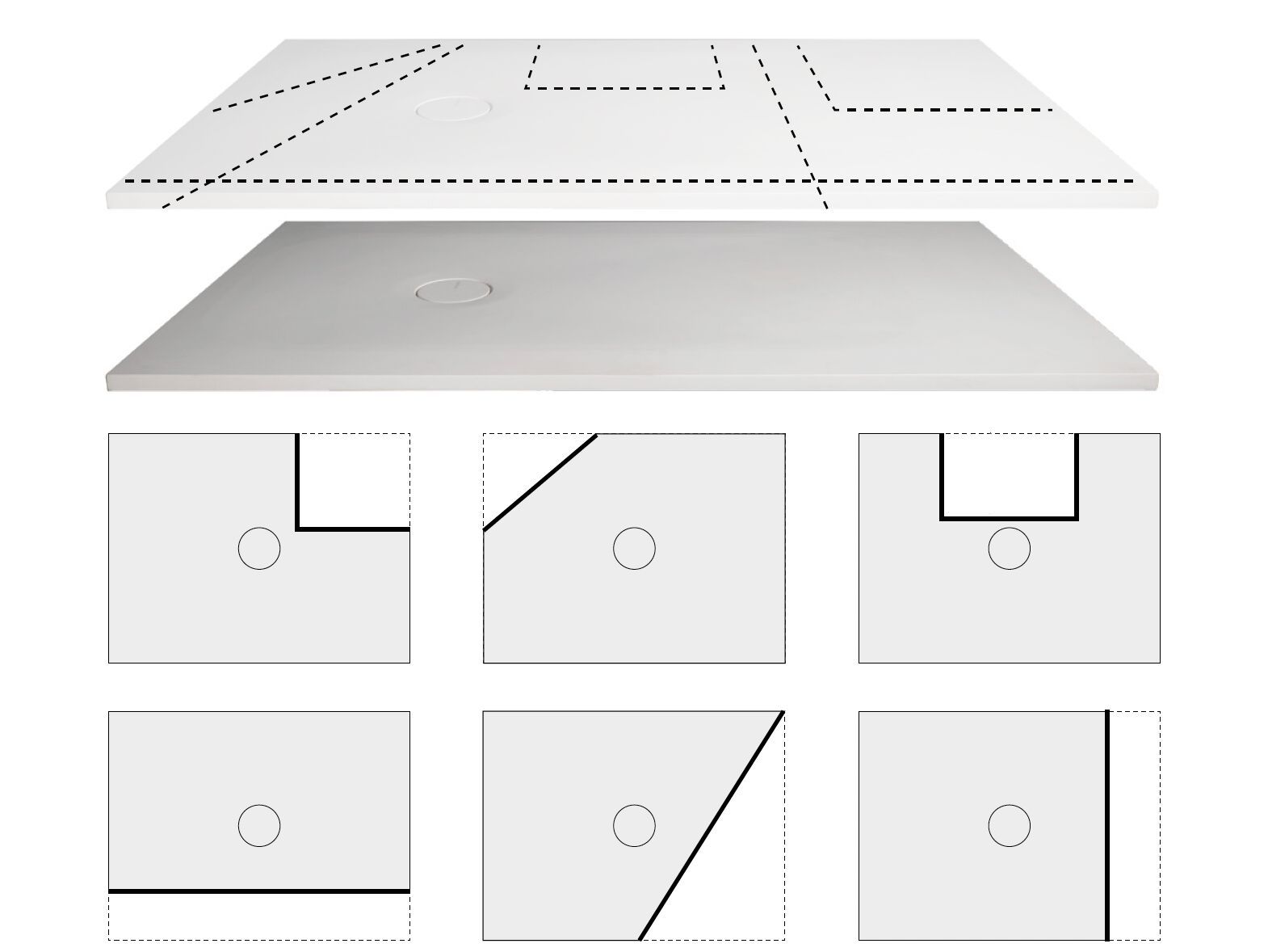 Поддон для душа с твердой поверхностью Domus Falerii Domuspa ARCH-00056558 - Вид №10