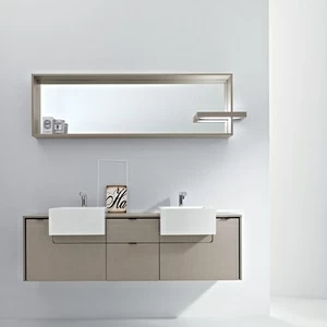 Комбинация ванной комнаты PV09 в отделке Prop 17 Mineralmarmo /98 Canapa MILLDUE PIVOT