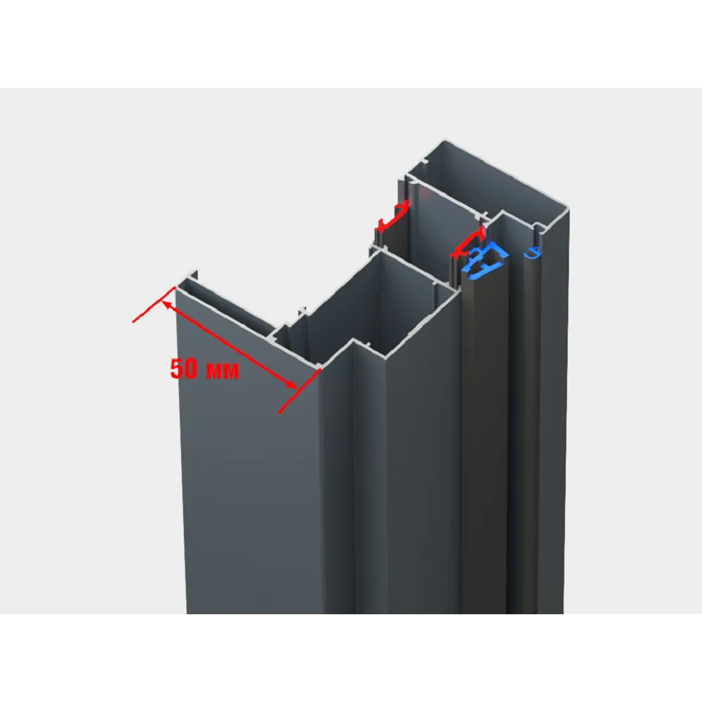 Дверь входная металлическая Термо 98x205 см правая дуб белый DOORHAN STLM-2169519 - Вид №4