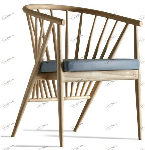 Morelato Кресло из ясеня с подлокотниками Contemporaneo Art. 3805/f