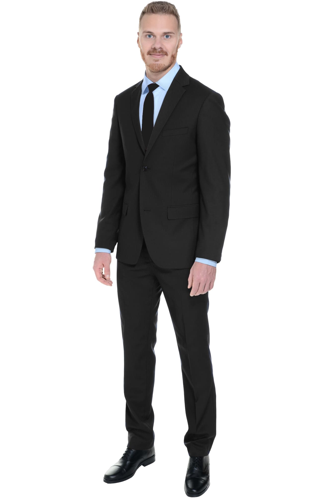 69716 Пиджак мужской slim fit  black El-Risto  Одежда для охранных структур  размер 50/188  - Вид №4