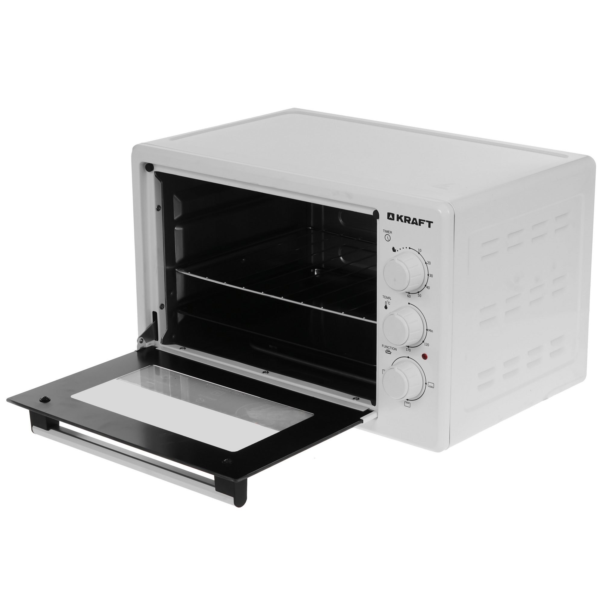 9229283 Мини-печь Kraft KF-MO 270 белый STDN-0091378 - Вид №4