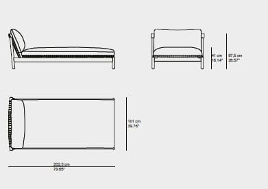Садовая кровать в Canax® TRIBÙ Amanu ARCH-00135908 - Вид №6