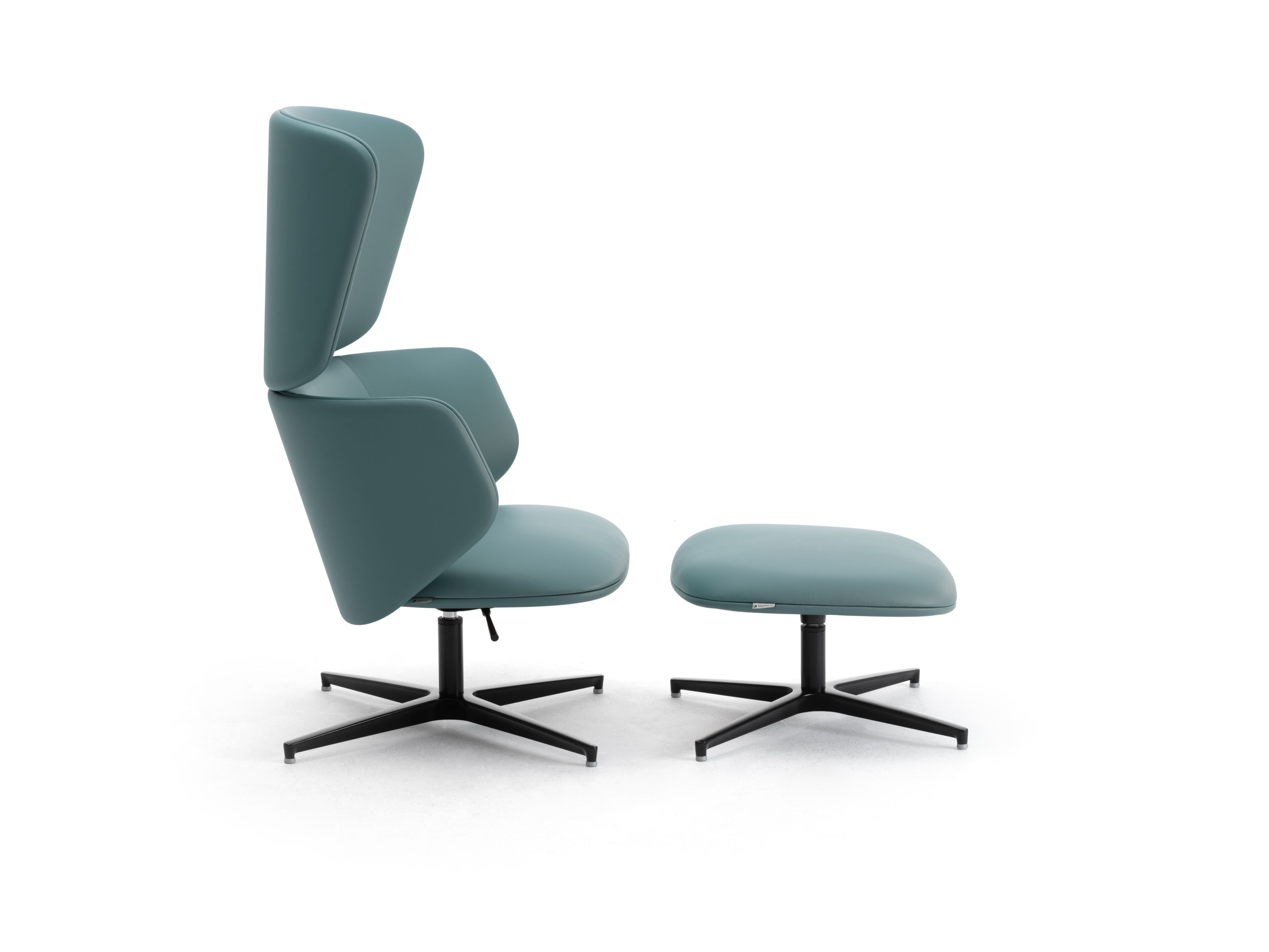 Кожаная вращающаяся спицевая подставка для ног Leyform Alisè Lounge ARCH-00087840 - Вид №12