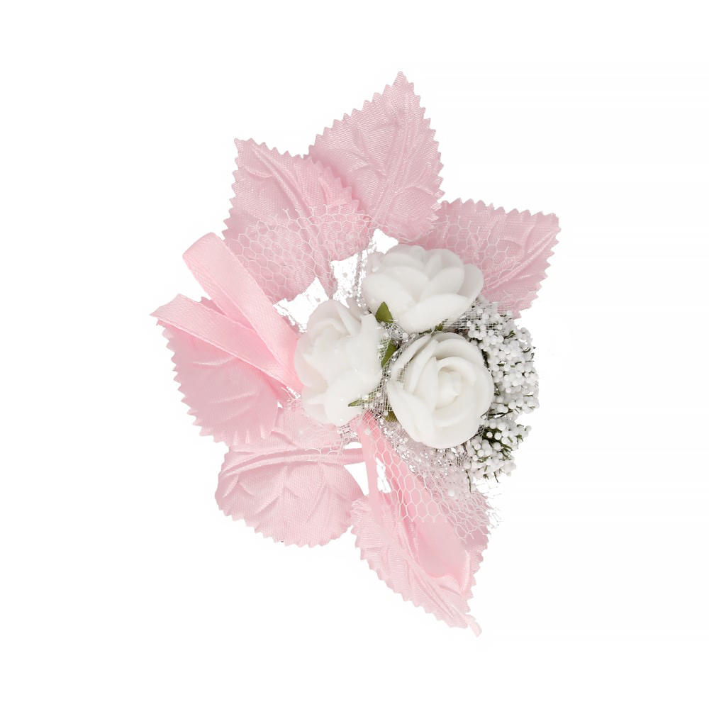 1820979 Бутоньерка свадебная Розовая, микс Santreyd 