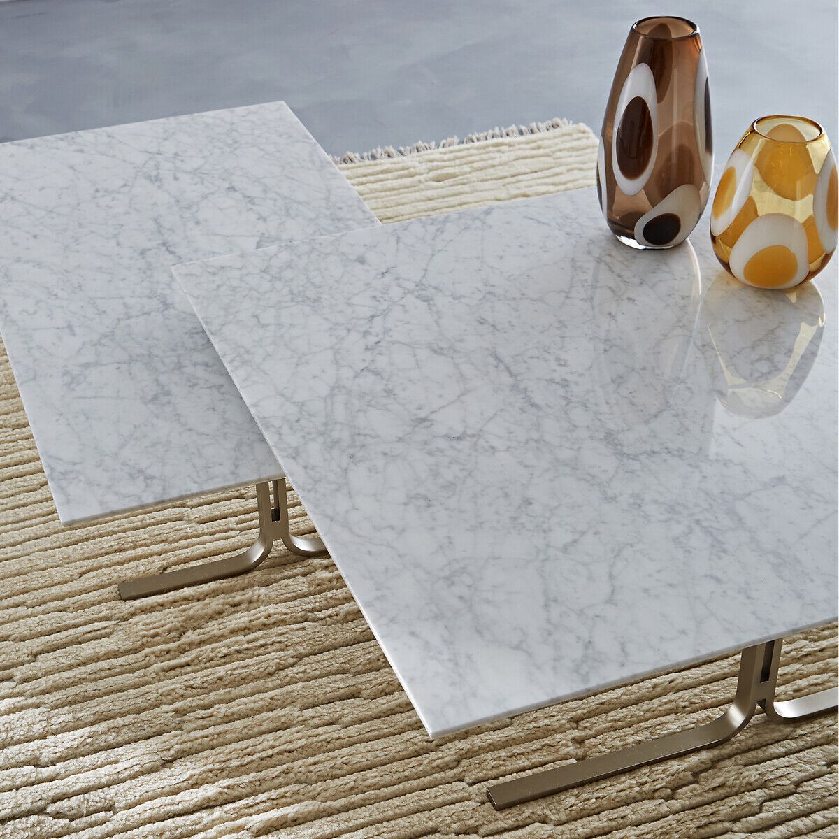 Квадратный журнальный столик из каррарского мрамора AMPM BELNO ARCH-00087986 - Вид №4