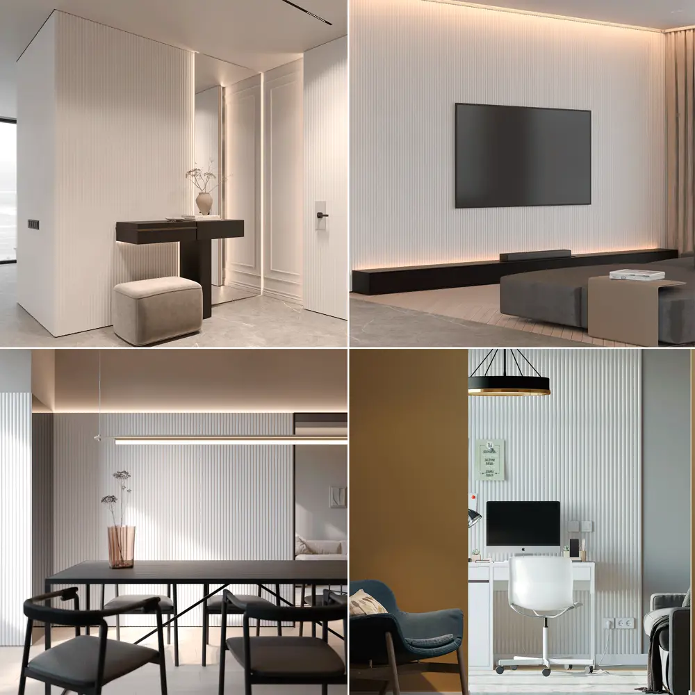 Santreyd Natur: Акустические МДФ-панели для стильной отделки стен 86544354 STLM-0069930 - Вид №4