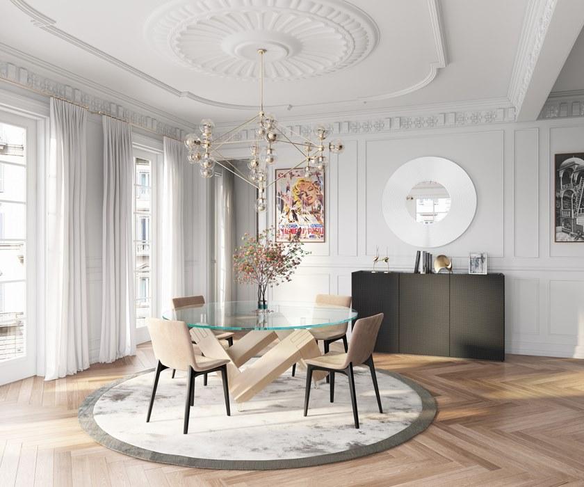 ALBEDO Круглое настенное зеркало из мдф sun-id-1485748 - Вид №6