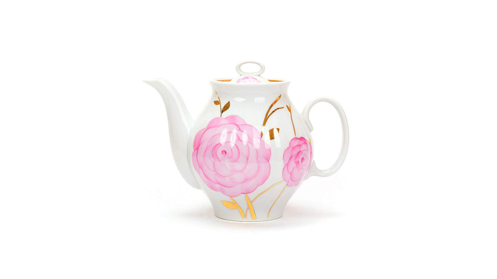 10618106 Дулевский фарфор Сервиз чайный 6/15 "Белый лебедь" "Весенний" Фарфор  - Вид №1