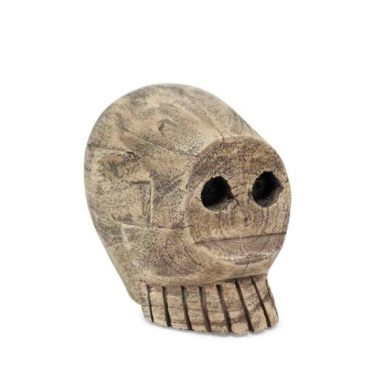 078559 Декоративный деревянный череп Francisco Segarra Santreyd  - Вид №1