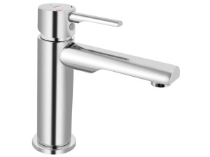 Смеситель для раковины из хромированной латуни без слива