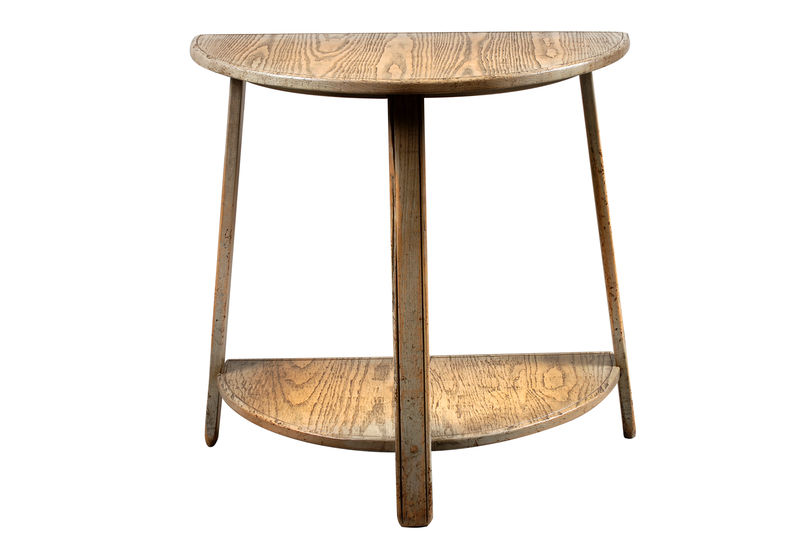 HT318 Маленькая консоль Demi Lune Cidermill ijlbrown 