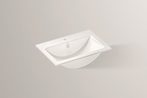 2202000400 Встраиваемая раковина, eb.r585h, белая, для простого ухода Alape серия R